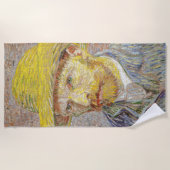 Serviette De Plage Vincent van Gogh - Autoportrait avec Casquette de  (Devant)