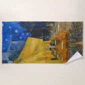 Serviette De Plage Vincent van Gogh - Café Terrasse en soirée (Devant)