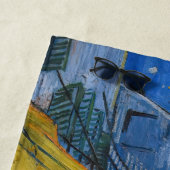 Serviette De Plage Vincent van Gogh - Café Terrasse en soirée (En situation)