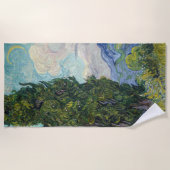 Serviette De Plage Vincent van Gogh - Cyprès (Devant)