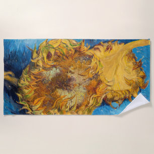 Serviette De Plage Vincent van Gogh - Deux Tournesols coupés
