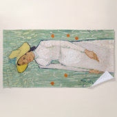 Serviette De Plage Vincent van Gogh - Fille en blanc (Devant)