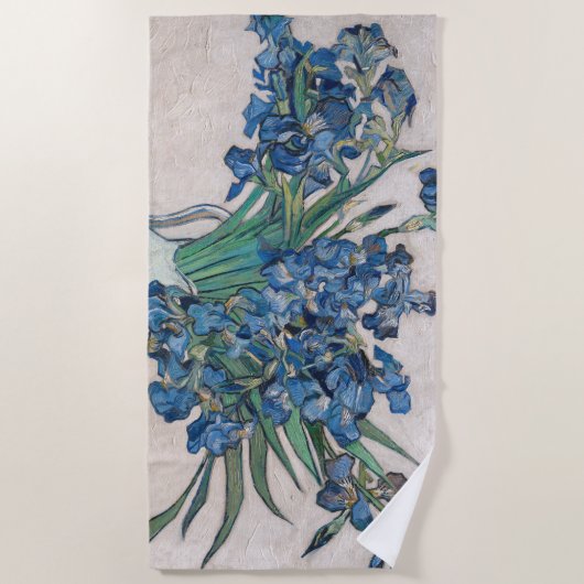 Serviette De Plage Vincent van Gogh - Irises (Devant)