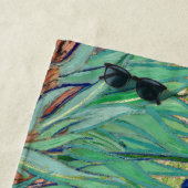 Serviette De Plage Vincent Van Gogh - Irises (En situation)