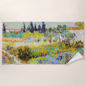 Serviette De Plage Vincent van Gogh - Jardin à Arles (Devant)
