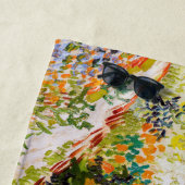 Serviette De Plage Vincent van Gogh - Jardin à Arles (En situation)