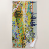 Serviette De Plage Vincent van Gogh - Jardin à Arles (Devant)