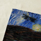 Serviette De Plage Vincent Van Gogh - La nuit étoilée (En situation)