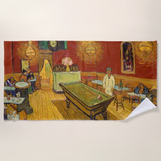 Serviette De Plage Vincent van Gogh - Le Night Café (Devant)