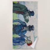 Serviette De Plage Vincent van Gogh - Les buveurs, après Daumier (Devant)
