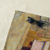 Serviette De Plage Vincent van Gogh - Maison Jaune / Rue (En situation)