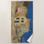 Serviette De Plage Vincent van Gogh - Maison Jaune / Rue (Devant)