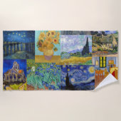 Serviette De Plage Vincent Van Gogh - Masterpieces Patchwork (Devant)