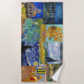 Serviette De Plage Vincent Van Gogh - Masterpieces Patchwork (Devant)