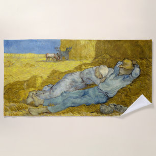Serviette De Plage Vincent Van Gogh - Mion, Repos / Travail / Siesta
