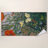 Serviette De Plage Vincent van Gogh - Papillons et papillons (Devant)