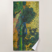 Serviette De Plage Vincent van Gogh - Paysage à Twilight (Devant)