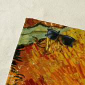Serviette De Plage Vincent van Gogh - Paysage, Maison et Plowman (En situation)