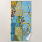 Serviette De Plage Vincent van Gogh - Pont Langlois à Arles #1 (Devant)