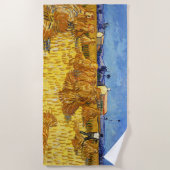 Serviette De Plage Vincent van Gogh - Récolte en Provence (Devant)