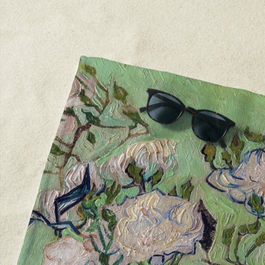 Serviette De Plage Vincent van Gogh - Rose (En situation)