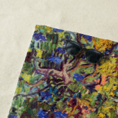 Serviette De Plage Vincent van Gogh - Vignoble vert (En situation)