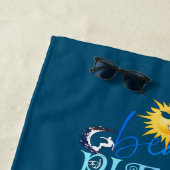 Serviette De Plage Vintage aventure côtière (En situation)