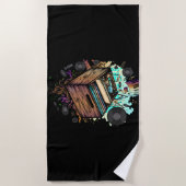 Serviette De Plage Vinyl Crate (Devant)