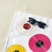 Serviette de plage Vinyls Rule (En situation)