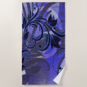 Serviette De Plage Violet (Devant)