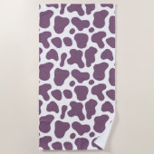 Serviette De Plage Violet Cow (Devant)