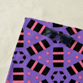 Serviette De Plage Violet décoratif (En situation)