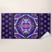 Serviette De Plage Violet W3 (Devant)
