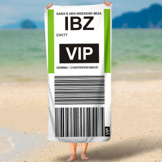 SERVIETTE DE PLAGE VIP TRAVEL