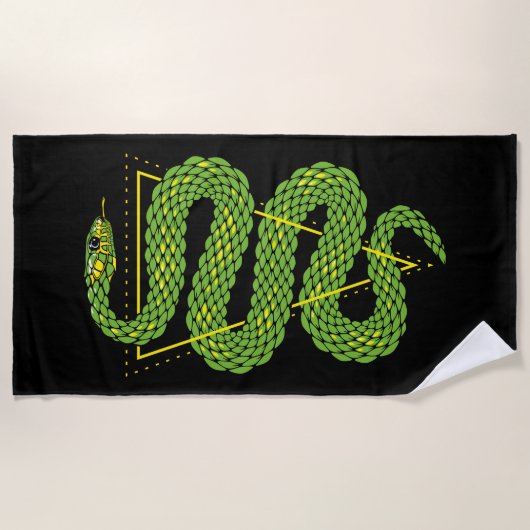 Serviette De Plage Viper serpent 2 (Devant)