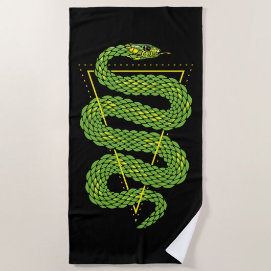Serviette De Plage Viper serpent 2 (Devant)