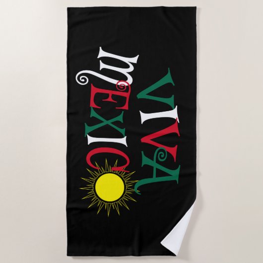 Serviette De Plage Viva Mexico (Devant)
