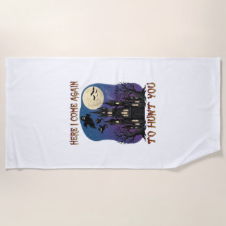 Serviette De Plage Voici de nouveau les fantômes du château hanté de