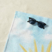 Serviette De Plage Voici le Sun Beach Towel (En situation)