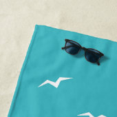 Serviette De Plage Voile lisse (En situation)