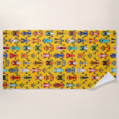 Serviette De Plage Voitures de course de Formule 1 (Devant)