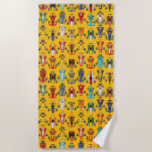 Serviette De Plage Voitures de course de Formule 1 (Devant)