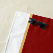 Serviette De Plage Voitures musicales rétro américaines (En situation)