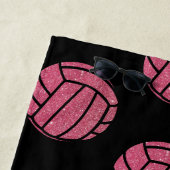 Serviette De Plage Volley-ball Monogram (En situation)