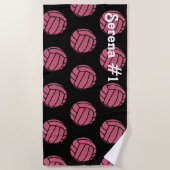 Serviette De Plage Volley-ball Monogram (Devant)