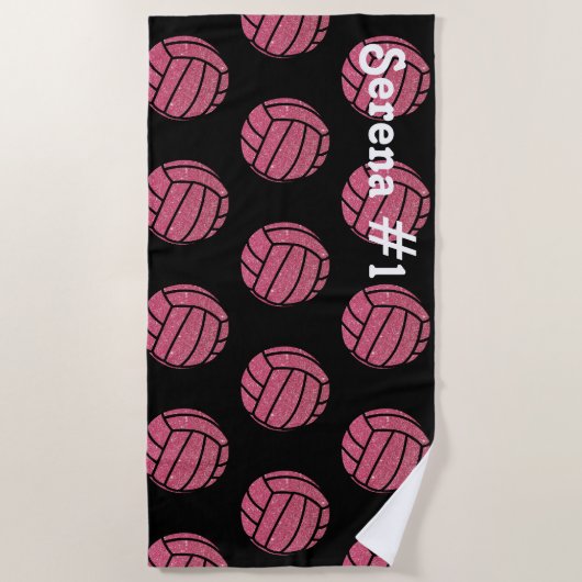 Serviette De Plage Volley-ball Monogram (Devant)