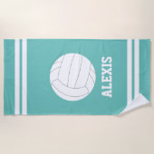 Serviette De Plage Volley-ball personnalisé enfants à thème (Devant)