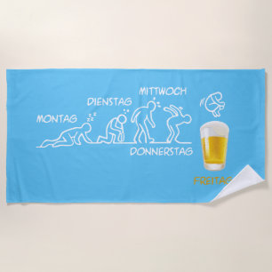Serviette De Plage Volution de la bière