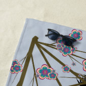 Serviette De Plage Volying Fox Sky Blue Beach Towel (En situation)
