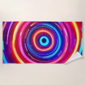 Serviette De Plage Vortex lumineux (Devant)
